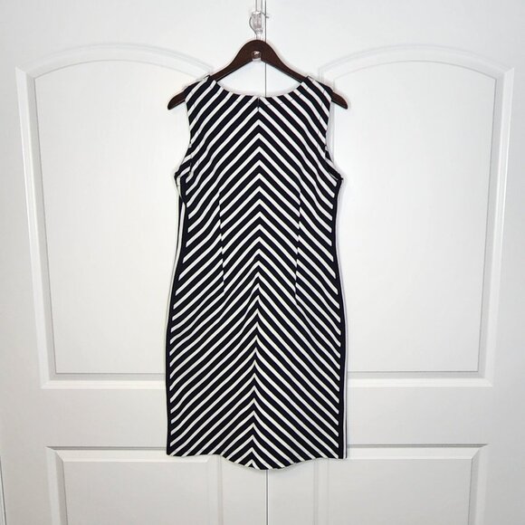 Talbots Nautical Breton Striped Shift Dress - Picture 5 of 6